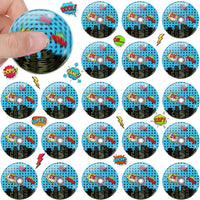 Sotiff 24 baseball fidget spinners, mini acrylic spinners with baseball print - view 3