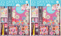 JOiFULi DIY Journal Set for Girls Gifts Ages 8 9 10 11 12 13 Years - 6 x 8 inches (Pack of 2)