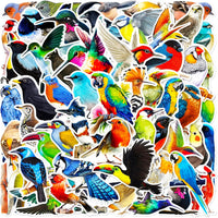 100PCS Vintage Christmas Stickers - Bird - image 2