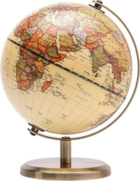 Annova Mini Antique Globe 4-inch / 10 cm - Brown-1