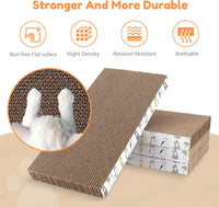 PatiencET Cat Scratch Pad with Box - Flat with Box - 4 Pack - image 3