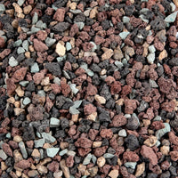 Silica Gravel, Multi-Purpose Mixed Silica Sand for Fire Pits - 5LB / Lava