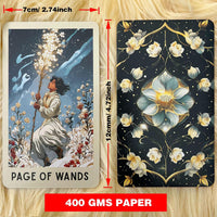 Tarot Deck Unique, 78 Floral Tarot Cards with Guidebook - Floral Tarot - image 4