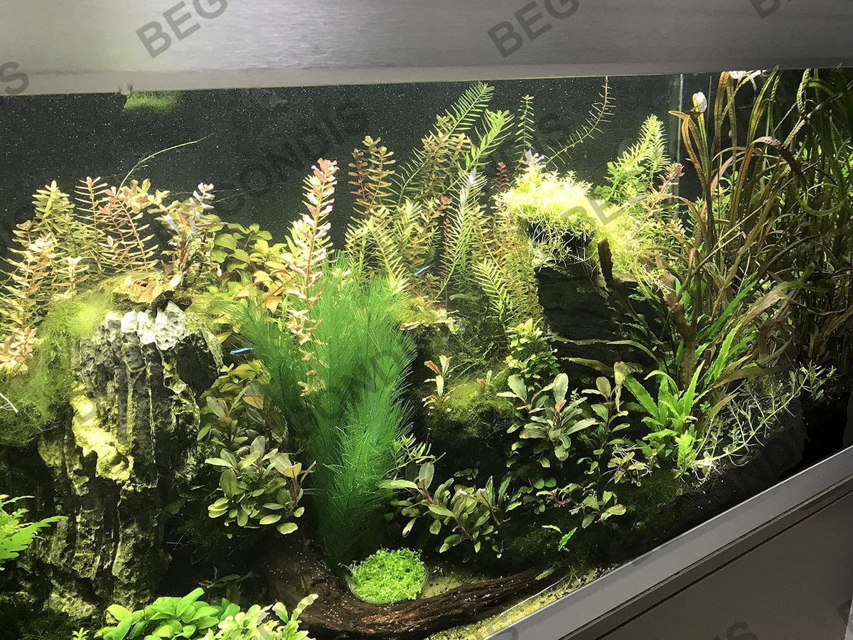 Aquarium Decorations 3Pcs Fish Tank Artificial Green Water Plants - 11", 5 Pcs, Green - image 4
