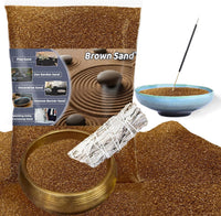 RAINFLOW 15oz Fine Yellow Sand for Crafts - Brown / 15 OZ