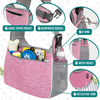 PetAmi Dog Sling Carrier for Small Dog - Pink - image 4