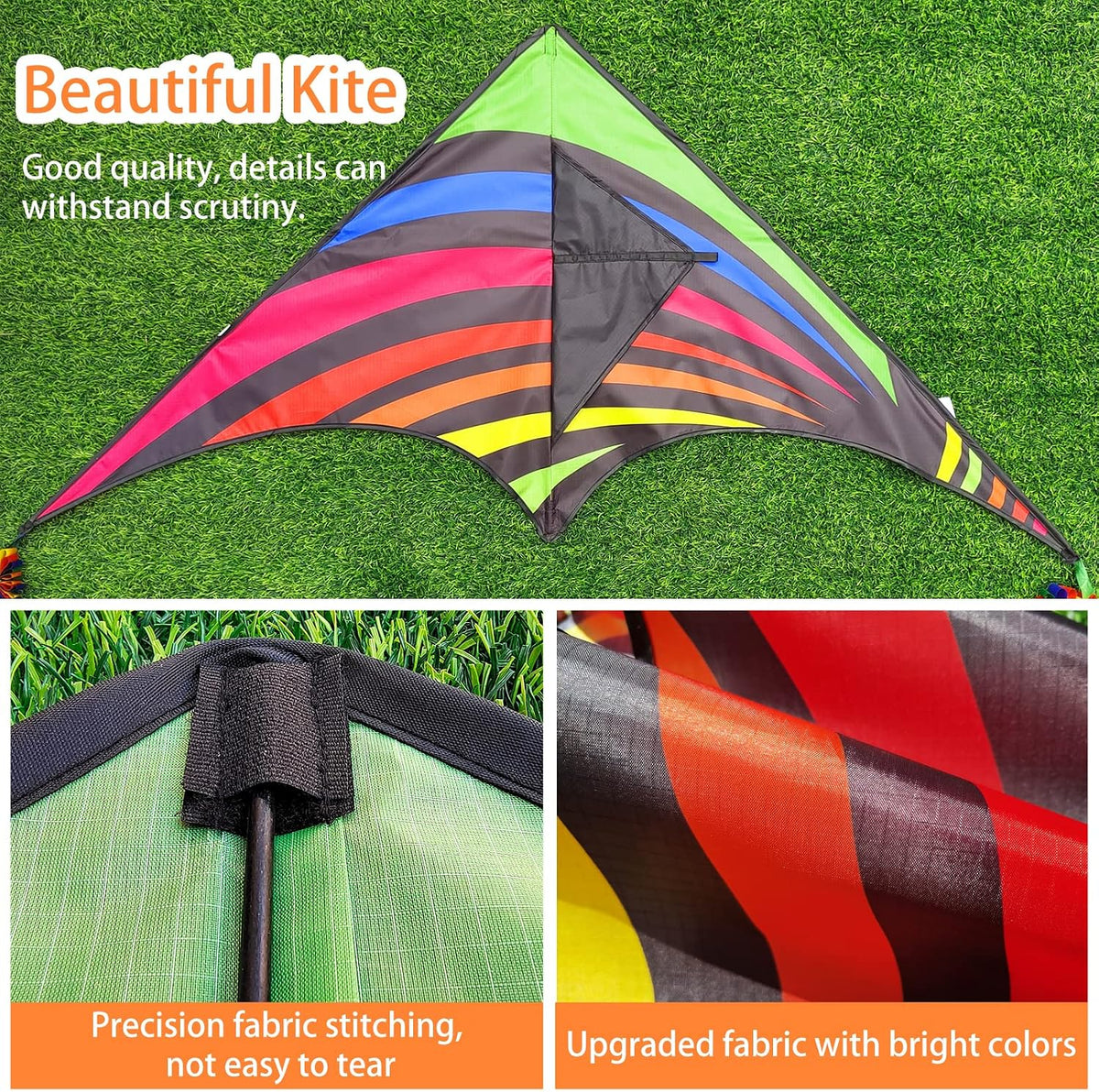 Delta Kite for Kids Ages 4-12 - 1 / Kite Train (4 Pack) - image 3