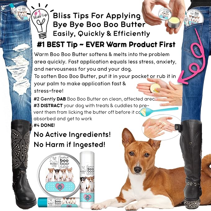 The Blissful Dog Basenji Boo Boo Butter, 16oz
