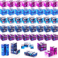 Zhanmai 20 Pieces Galaxy Infinity Cube Fidget Sensory Toy - 20 / Graceful Style