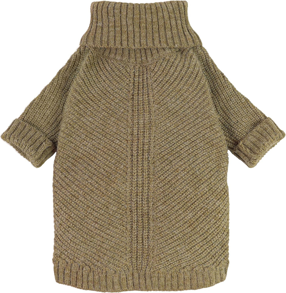 Fitwarm Thermal Knitted Dog Sweater Doggy Winter Coat Pet Clothes - Large / Sage Green - image 4