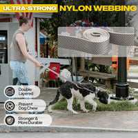 Fida Heavy Duty Dog Leash for Medium Large Dogs - 10 Feet (Pack of 1) / Grey - image 3