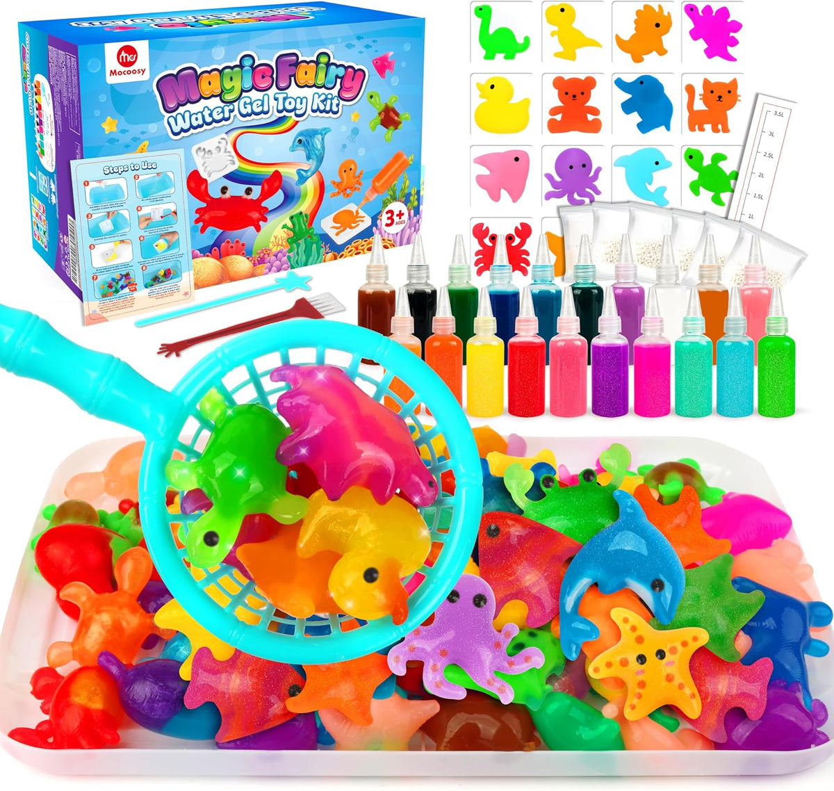 Mocoosy Magic Water Elf Toy Kit, Squishy Making Kit
