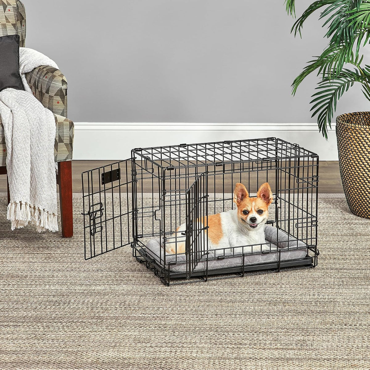 LifeStages by MidWest 36-Inch Double Door Crate, M-L Breeds - Double Door / Fits 22-inch Crate - image 2
