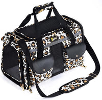 Pet Carrier for Small Dogs and Cats - Soft-Sided Travel Kennel, Portable Foldable Bag (Large)