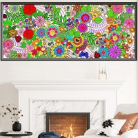 Dvbonike Jumbo Mandala Coloring Poster Giant Flower DIY Drawing Paper - Flower No.2 - image 4