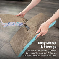 Catstages Easy Life Hammock Cat Lounger & Scratcher – Elevated Scratcher & Resting Spot for Cats, Comfortable & Multifunctional Design