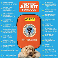 Dr Brahmsy’s Pet First Aid Kit – Emergency Kit for Dogs, Perfect for Travel, Camping & Hiking Essentials