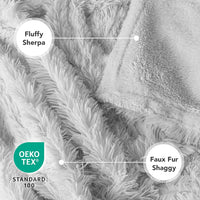 PetAmi Waterproof Dog Blanket for Couch Protector Pet Throw - Light Grey / Medium (29x40) - image 3