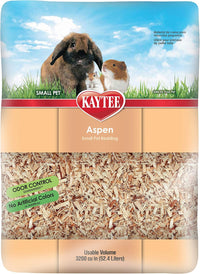 Kaytee Aspen Bedding for Small Animals - 52.4 Liter / Tan