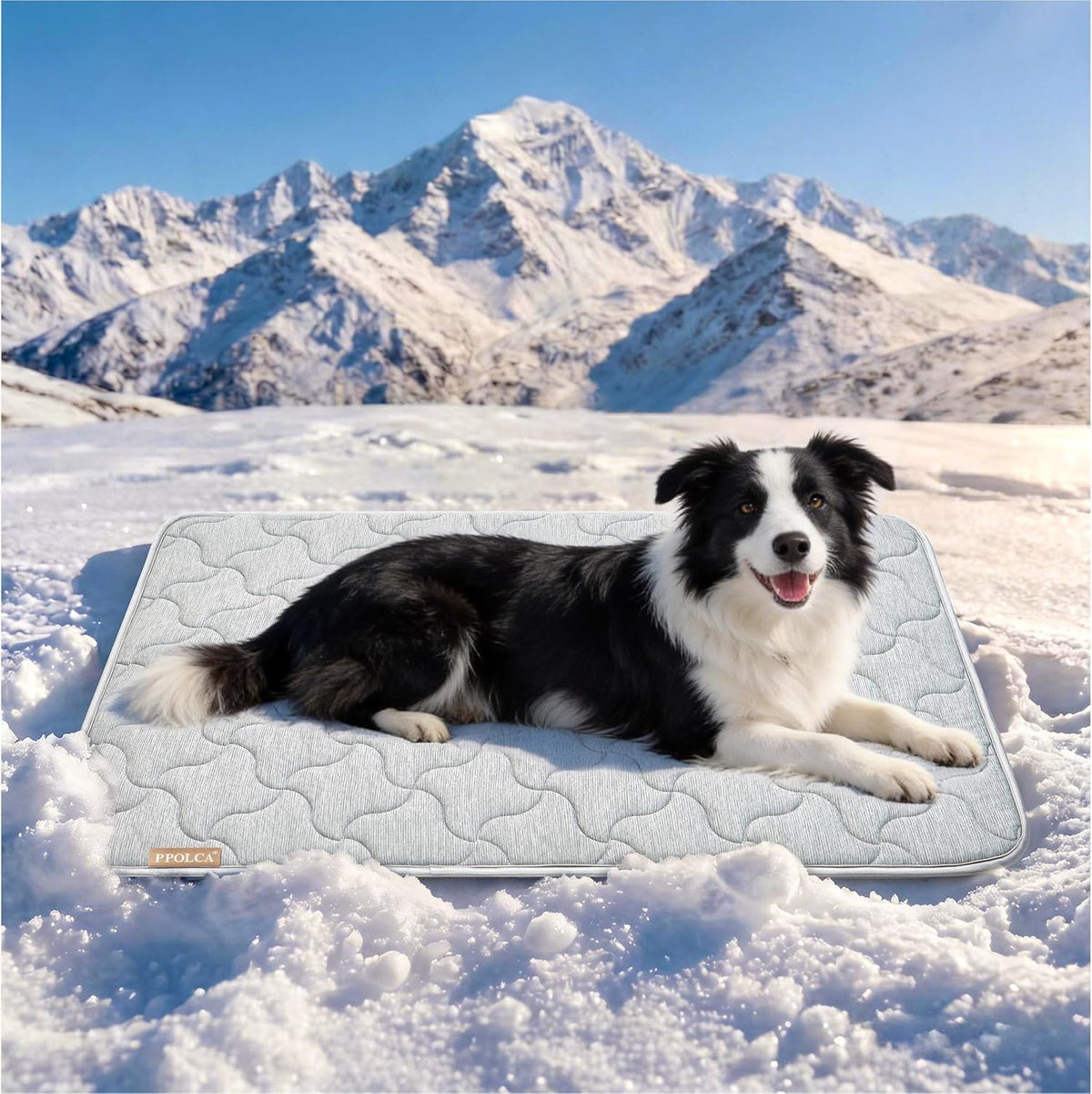 Waterproof Cooling Mat for Large Dogs 28x41 - Grey / 23x35