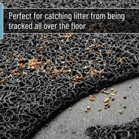 Mr. Pen, Large Cat Litter Mat, 23”x 35” - Black - image 3