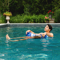 Big Joe Noodle Sling No Inflation Needed Pool Seat with Armrests - Blurred Blue / Noodle Sling - image 3