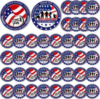 Landical 40 Pcs Military Challenge Coins Collection Set Bulk - Stylish