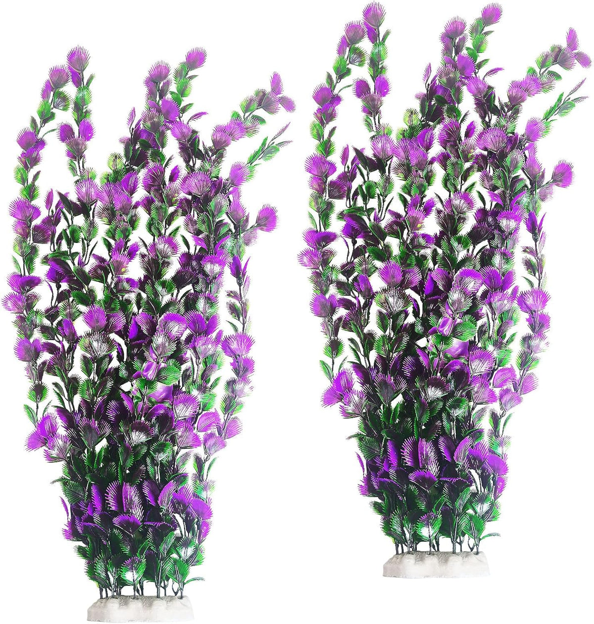 Aquarium Plastic Plants Extra Large Aquarium Plant 20.4-inch Tall - B*2 Pcs / 27.5 in