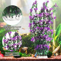 Aquarium Plastic Plants Extra Large Aquarium Plant 20.4-inch Tall - B*2 Pcs / 27.5 in - image 3