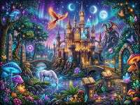 Nattork Jigsaw Puzzle 1000 Pieces for Adults - Castle Night