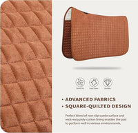 Tackmore Western Saddle Pad Breathable, Shock-Absorbing Saddle Pad