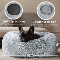 Hoewina Dog & Cat Bed for Indoor Cats - Light Grey / 32.0"L x 32.0"W x 8.0"Th - image 3