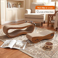 Cat Scratcher 2 in 1 Scratchers for Indoor Cats Scratching Board - image 2