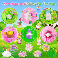 6 Pack Halloween Slime Kit, Cloud Butter Slime for Girls Boys – Fun for Kids & Family - Bunny - image 2