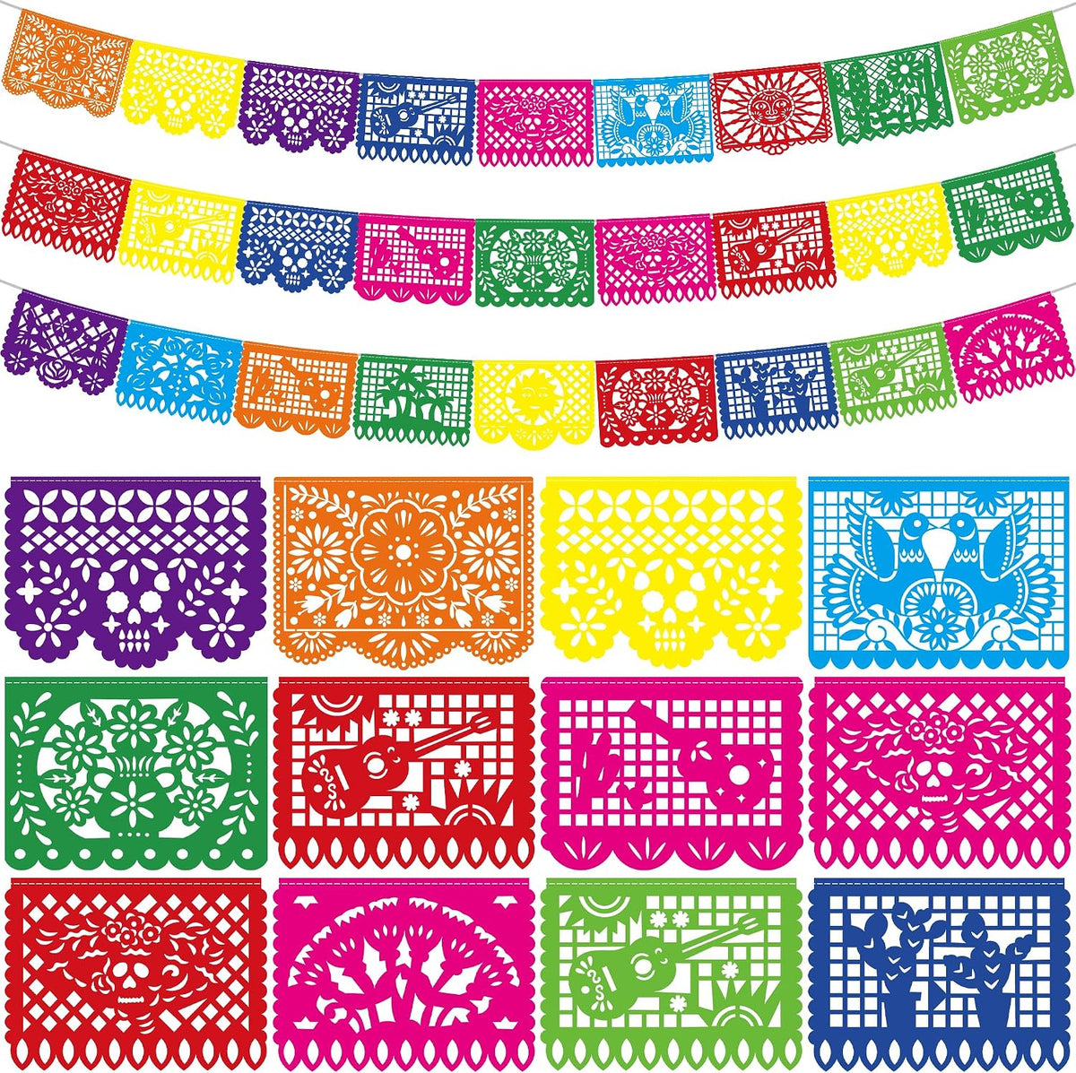 18 FT Cinco De Mayo Party Decorations - 3 Pack