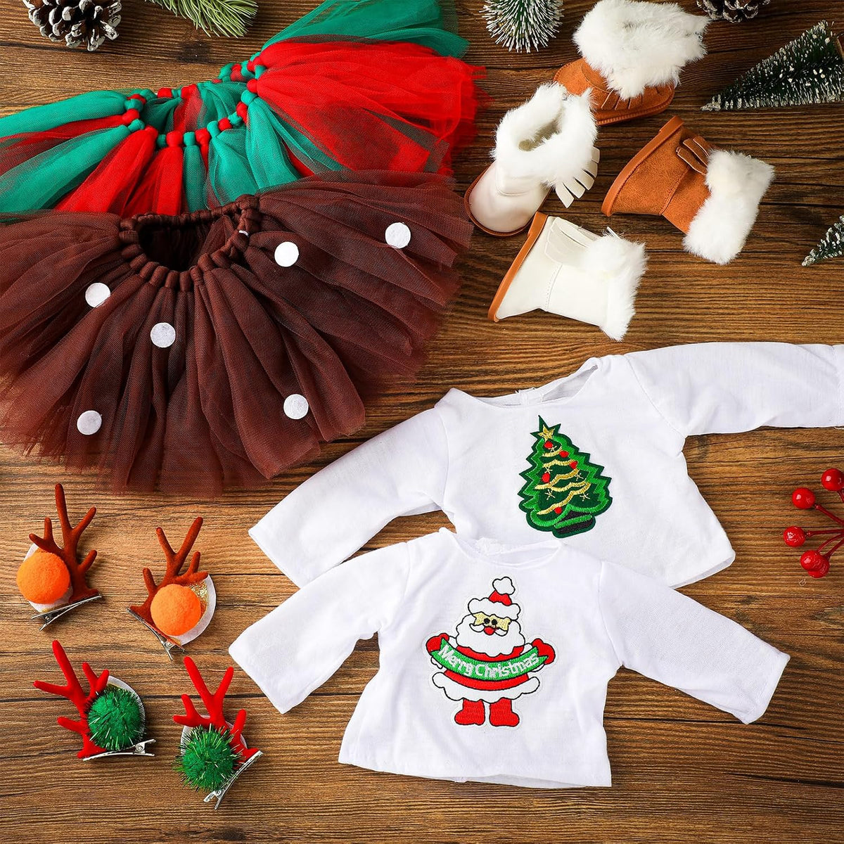 Kajaia 8 Pcs 18 Inch Doll Swimsuits Clothes and Accessories – Fun for Kids & Family - Classic / Stylish - image 3