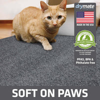 Drymate Cat Litter Box Mat, Litter Trapping Mat - Grey / 28x36 Inch (Pack of 1) - image 3