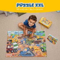 BONNYCO Giant Floor Puzzles for Kids of Jungle Animals with 48 Large - Construction - image 2