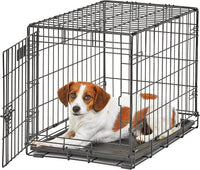 LifeStages by MidWest 36-Inch Double Door Crate, M-L Breeds - Single Door / Fits 24-inch Crate