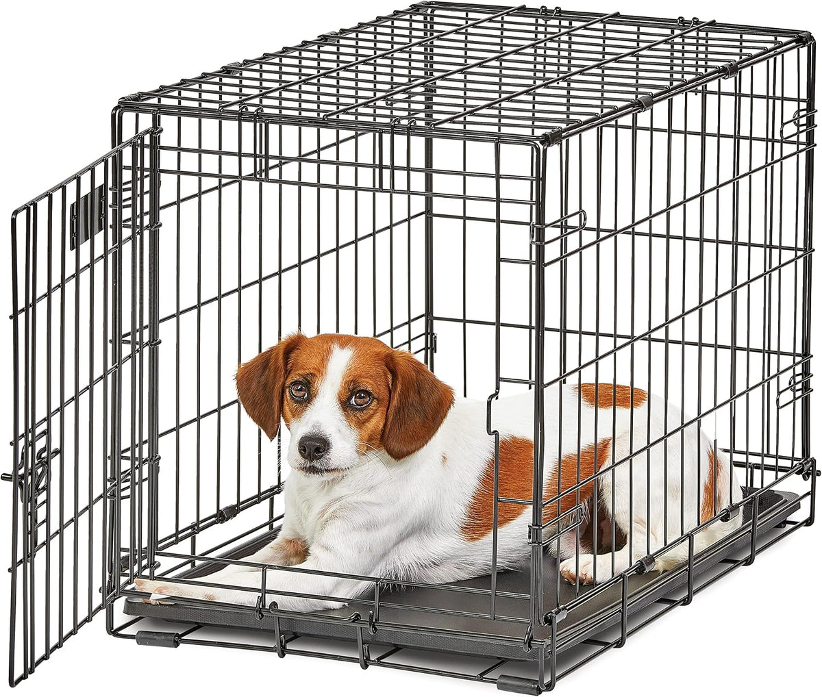 LifeStages by MidWest 36-Inch Double Door Crate, M-L Breeds - Single Door / Fits 24-inch Crate