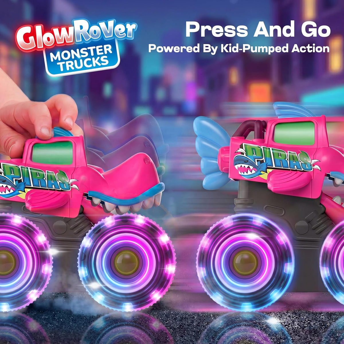 JOYIN 3 Pack Monster Truck Toy - Funky - image 3