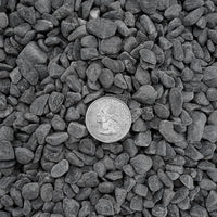 Mr. Fireglass Natural Decorative Gray Bean Pebbles 1/5" Crushed Gravel Stone for Decorating Garden, Succulent Plants and Walkway (2-lb Bag)