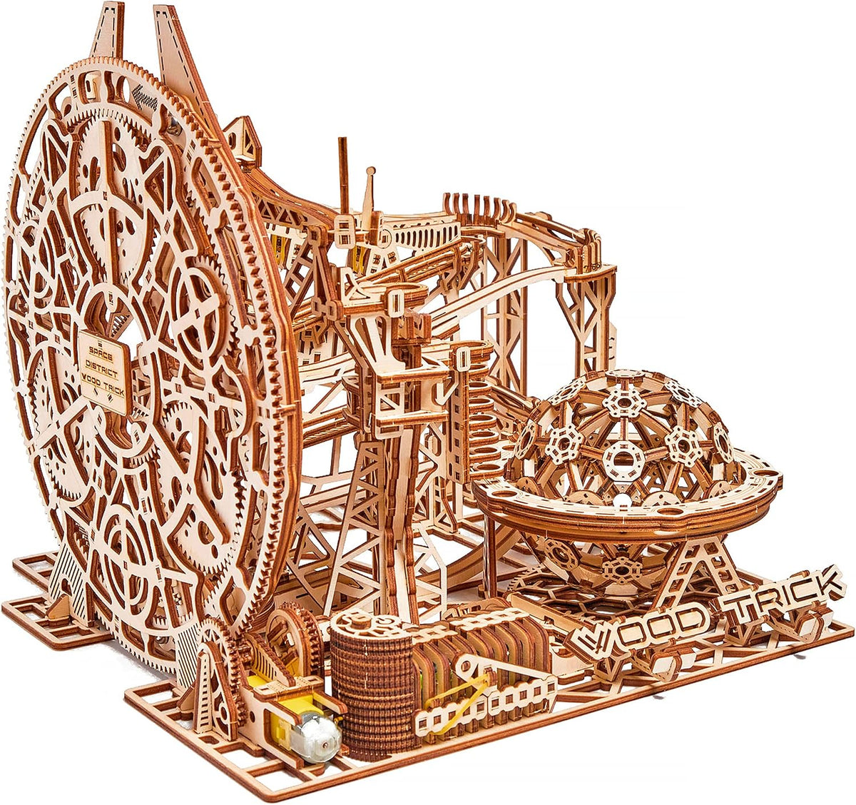 Wood Trick Galaxy Wooden Marble Run 3D Wooden Puzzles for Adults - image 4