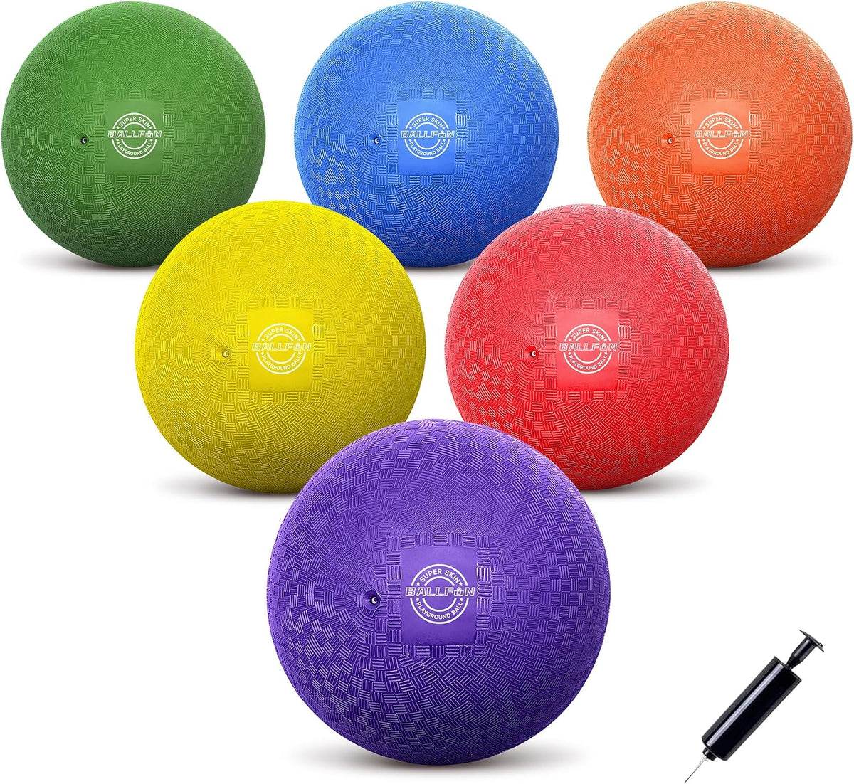 8.5 Inch Dodgeballs Playground Balls - 7-Inch - Pack of 6