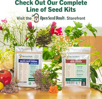 Open Seed Vault 15,000 Non GMO Heirloom Vegetable Seeds for Planting Vegetables and Fruits - 32 Variety Pack of Vegetable Seeds for Gardening, Survival Gear, Seed Vault Emergency Supplies Kit