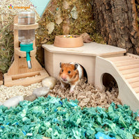 Niteangel Birch Chamber-Maze Hamster Hideout - 1 Chamber Hideout-Large - image 4