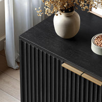 Evermagin 31.5" Cat Litter Box Enclosure Furniture – Essentials for Cats - Black - image 4