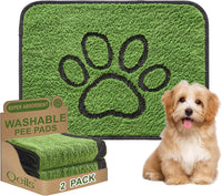 Reusable Dog Pee Pads, Washable Puppy Pads - Flannel / 18"x24"(pack of 2)