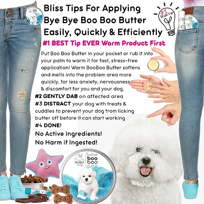 The Blissful Dog Bichon Frise Boo Boo Butter, 1-Ounce