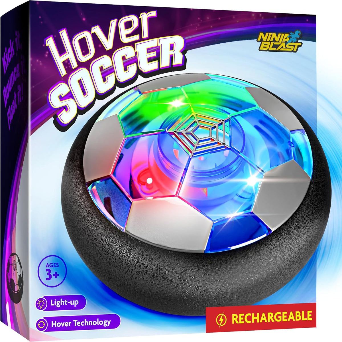 Hover Soccer Light-Up Ball, Birthday Gift for Boys